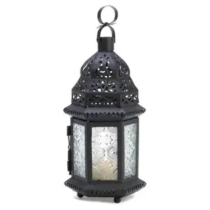 Customizable Design Metal Made Decorative <b>Glass</b> Moroccan <b>Lantern</b> for Ramadan Decor Hotel Home Use Floor and Hanging <b>Lantern</b> - Product Image 1