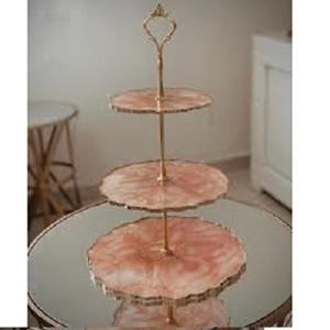 อุปกรณ์จัดแสดงเค้กงานแต่งงานแบบตั้งทำจากเรซินของผู้จัดจำหน่ายชั้นนำสำหรับทำเค้กจาก100% - Product Image 2