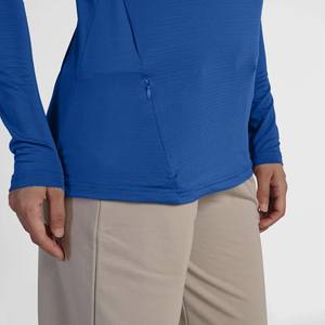 Top de alta calidad para mujer, 100% de algodón, transpirable, cuello redondo, manga larga, patrón sólido, estampado informal, ropa deportiva, camiseta para mujer - Product Image 4