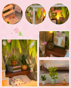 Meubles miniatures pour scène, cabane, bricolage, cadeau fait main, assemblage, loft, villa, <span class=keywords><strong>maison</strong></span>, modèle de jouet, ornements, Mori TD54 14+, boîte de couleur, filles - Product Image 5