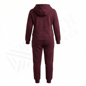Survêtements à capuche pour femmes de haute qualité, streetwear personnalisé, respirant, séchage rapide, 100% polyester, pour la salle de sport, entraînement, tenues en gros - Product Image 2
