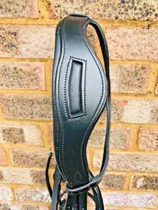 Caballo Anatómico Charol Ergonómico Brida Manivela Noseband Flash Negro Marrón CABALLO BRIDLE DELUXE ANATOMIC CUERO ELEVADO - Product Image 2