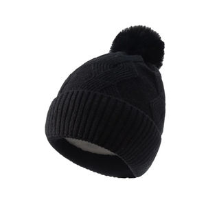 Bonnet en acrylique 100% de haute qualité, respirant et imperméable, personnalisable, unisexe, chaud pour l'hiver, vente en gros OEM, best-seller - Product Image 1