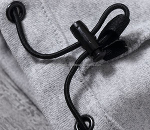 กางเกงกีฬาผู้ชายย้อนยุคฤดูร้อนสไตล์อเมริกันใหม่ไซส์ XS ผ้าคอตตอนแท้ทรงตรงมีเชือกรูดสำหรับผู้ชาย - Product Image 6