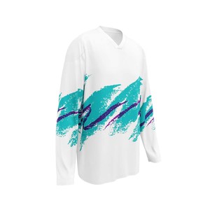 OEM Customized Made Professional Laced Collar Sublimated Hockey Uniform Youth Ice Hockey Jerseys - Product Image 1