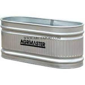 Dernière conception de forme ronde en métal argent Ware matériau galvanisé arrosoir haute demande plantes uniques baignoire d'eau décor à la maison - Product Image 2