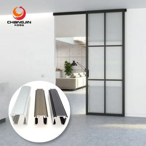 Rail en aluminium extrudé 6063 T5 <span class=keywords><strong>pour</strong></span> <span class=keywords><strong>porte</strong></span> coulissante et guide de <span class=keywords><strong>rideau</strong></span> avec fonction de glisse fluide - Product Image 1