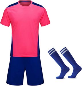 Ensemble de maillots de sport classiques roses pour hommes, 100% polyester, nouvelle arrivée, uniformes de football, logo personnalisé, sublimation - Product Image 1