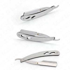 Rasoir droit en bois au design feuille de qualité supérieure, en acier inoxydable, rasoir pliant professionnel pour barbier, marque privée, couleur personnalisée - Product Image 4
