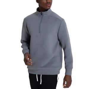 Sweat-shirt ras du cou personnalisé avec logo surdimensionné brodé pour homme - Product Image 1