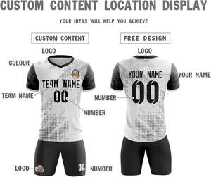 ชุดเสื้อฟุตบอลสำหรับผู้ใหญ่ชุดการพิมพ์ซับลิเมชันที่สมบูรณ์แบบเสื้อฟุตบอลออกแบบได้ตามที่ต้องการ - Product Image 6