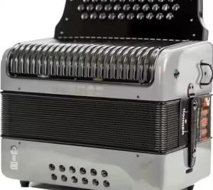 Acordeón de Calidad II Xtreme FBbEb Jet Bla con Práctica Funda y Correas - Product Image 2