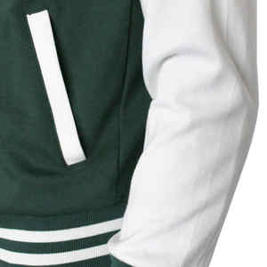 Veste universitaire personnalisée de luxe en cuir noir unisexe respirante en toile vintage pour l'hiver - Product Image 3