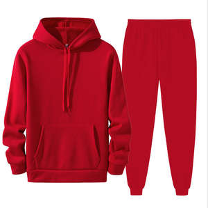 ชุดจ็อกเกอร์ OEM แบรนด์ส่วนตัว ผ้าฝ้าย 100% ระบายอากาศได้ดี กางเกงวอร์มมีฮู้ด ชุดแทรคสูท แบบเรียบ ไม่มีลาย  ออกแบบเองได้ 2 in 1 เอวยางยืด ใส่ได้ทั้งชายและหญิง - Product Image 6