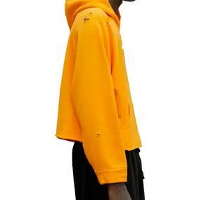 Hermosa moda Sun Faded Hoodies suave y suave cómodo secado rápido ropa de calle anti encogimiento tendencia hombres Sudadera con capucha y bajo MOQ - Product Image 4