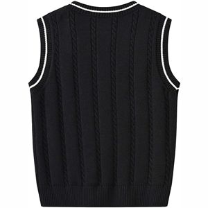 Vêtement de rue unisexe en viscose/coton tricoté, coupe ajustée, nouvelle arrivée 2025, col en V, respirant, pour homme, hiver, devant - Product Image 2