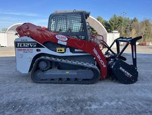 Takeuchi TL12V2 Skid Steer Loader with 81HP HEAT/<b>AC</b> 18-In High Flow Hydraulics Enclosed Cab 81HP Engine - Product Image 2