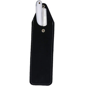 Maquinilla de Afeitar Manual para Hombre, Maquinillas de Afeitar de 6.5 Pulgadas para Hombre con Estuche de Cuero, Maquinilla de Afeitar de Borde Recto de Primera Calidad - Product Image 2