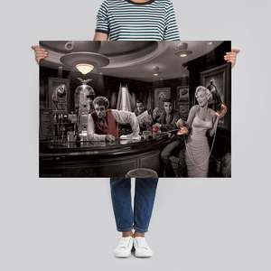 โปสเตอร์บาร์เจวา ดรีมส์ ฟอร์ ฮอลลีวูด เลเจนด์สสำหรับตกแต่งผนัง - Product Image 1
