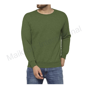 Último diseño liso personalizado sudadera para hombres Fitness correr entrenamiento elegante cuello redondo hombres sudaderas - Product Image 1