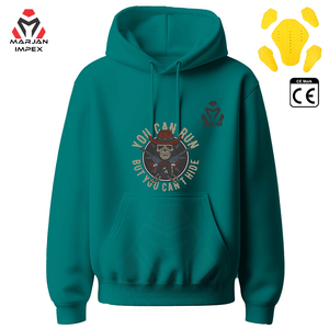 Sudadera con Capucha Unisex para Motocicleta, Informal, de Forro Polar, Cortavientos, con Estampado Artístico de Motocicleta, para Usar en Invierno/Verano - Product Image 2