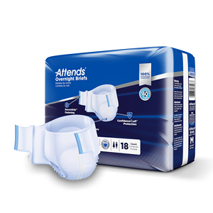 Pañales para Adultos con Incontinencia Urinaria, Absorbencia Nocturna, Talla M, para Exportación Paquete de 18 unidades - Product Image 5