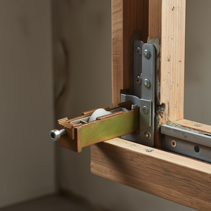 Rueda ajustable de estilo industrial de Zamak con 1 rueda para puertas y ventanas, con rodamientos de bolas o agujas - Product Image 3