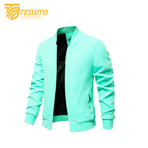 Nueva chaqueta de lona resistente para hombre, chaquetas cortavientos sólidas simples personalizadas para hombre - Product Image 1