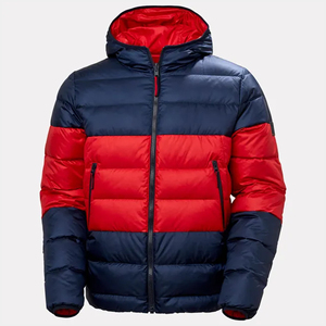 Blouson matelassé réversible léger style streetwear coupe-vent d'automne avec fermeture éclair pour l'extérieur - Product Image 1