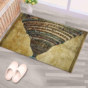 Map of Hell <b>Rugs</b> Printed <b>Rug</b>, Divine Famous Salon Decor Gift,<b>Chenille</b> <b>Rug</b> - Product Image 5