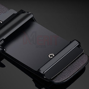 Cinturón de piel de vaca de diseño personalizado de alta calidad para hombres con hebillas de acero Estilo informal popular con logotipo personalizado - Product Image 2