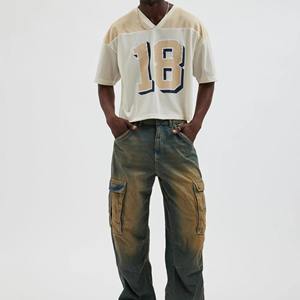 Top qualité meilleure édition pas cher prix coupe ample style rétro uniforme de football américain maillot de football américain - Product Image 6