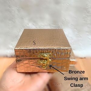 Magnifiques fruits secs de couleur dorée écologique, cadeaux, boîte de rangement et poignées de créateur et cadeaux de mariage et saison des fêtes - Product Image 6