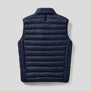 OEM de alta calidad ligero transpirable de cuero Puffer chaleco para los hombres de ajuste regular de la venta caliente Chaleco de invierno para los hombres al por mayor - Product Image 2
