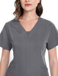 Professional Unisex Cotton Scrub <b>Sets</b> Medical Hospital Nursing Uniforms <b>Doctors</b> Nurses Wholesale Custom Workwear - Product Image 4