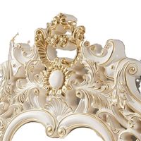 Lit plateforme de luxe en teck massif de style européen classique, 2 tables de chevet, sculpté à la main, durable, écologique, confortable, moderne, Java