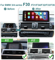 Pantalla Táctil de 10.25" para Coche con Android 13, Apple CarPlay, Reproductor de Radio para BMW Serie 3 F30 F31 F34 y Serie 4 F32 F33 F36 NBT 2013-2017