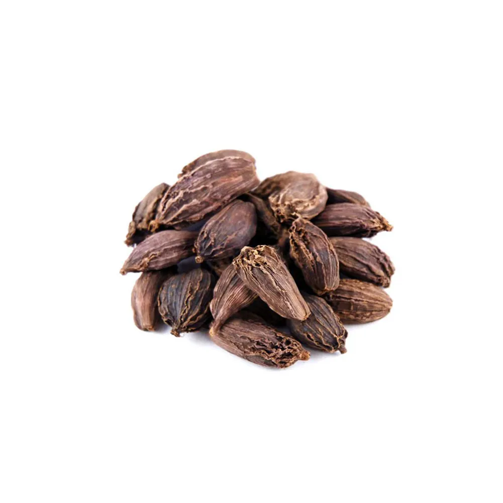 Precio de fábrica OEM 100% sabor a cardamomo negro orgánico entero natural para alimentos 100% pureza cardamomo negro especias secas y hierbas Prod