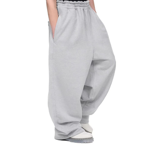 Pantalon décontracté pour homme personnalisé, 100% coton, élégant, pantalon de survêtement ample, pantalon de survêtement surdimensionné pour homme, pantalon de survêtement rayé évasé tendance - Product Image 3