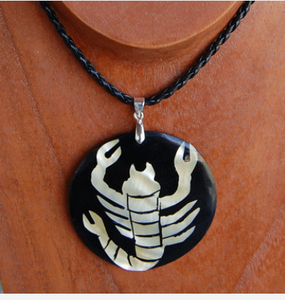 Collar de Conchas del Zodiaco con Resina, Joyería de Conchas Marinas con un Moderno Motivo de Cuentas en Forma de Luna para Regalos - Product Image 4