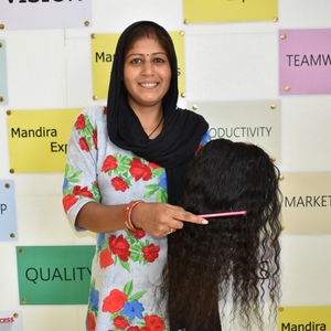 Vente en gros de cuticules vierges alignées cheveux indiens bruts pas chers paquets de double trame de couleur noire naturelle extensions de cheveux humains bouclés - Product Image 5