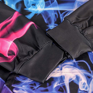 Sudadera con capucha de lana deportiva de invierno de manga larga negra de alta calidad personalizada 2025 - Product Image 2