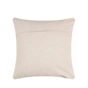 2022 lujo Crewel bordado pájaro perro funda de almohada personalizada Color brillante hecho a mano Boho Animal funda de cojín venta al por mayor decoración del hogar - Product Image 4