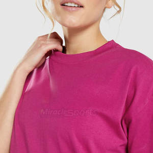 Nueva llegada de alta calidad, camisetas extragrandes para mujer, camisetas extragrandes de manga corta para mujer - Product Image 5