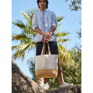 Set de Regalo Empresarial Sostenible, Bolsa de Compras de Yute con Base de Lona, Bolsa Ecológica para Merchandising - Product Image 3