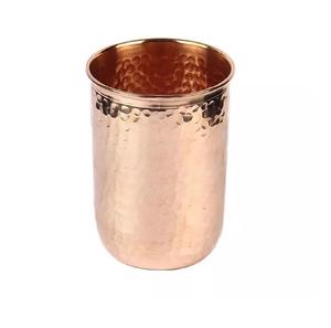 Verre en laiton martelé pour l'eau potable verre en cuivre pour hôtel nouveau Look verre en métal pour boire gobelet en cuivre en gros - Product Image 5