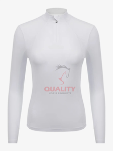 Couche de base équestre professionnelle pour les femmes respirant évacuation de l'humidité léger séchage rapide chemise d'équitation - Product Image 6
