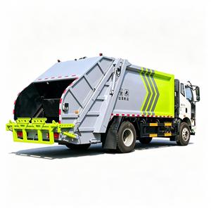 Camion à ordures compacteur de 14 mètres cubes, directement de l'usine, FAW Jie fang 4x2, pour usage municipal - Product Image 4