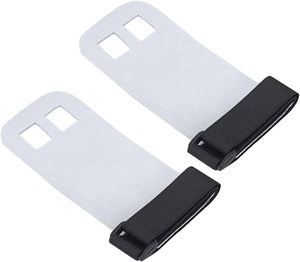 Gants de poignée antidérapants en cuir unisexes avec dragonne réglable Couleur et logo personnalisés pour l'entraînement en salle de sport et l'haltérophilie - Product Image 3