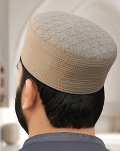 Topi de prière islamique à porter au quotidien pour hommes fabriqué avec des coutures fines et un matériau respirant pour un port prolongé - Product Image 1